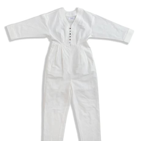 Cotton linen jump suit