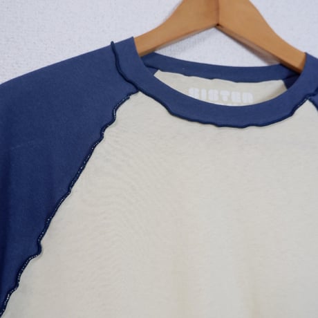 ORIGINAL RAGLAN LS TEE / NAVY×CREAM