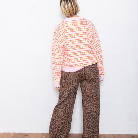 ANIMAL PRINT BERTA LONG DENIM