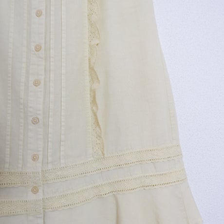 FRILL SKIRT LIGHT YELLOW