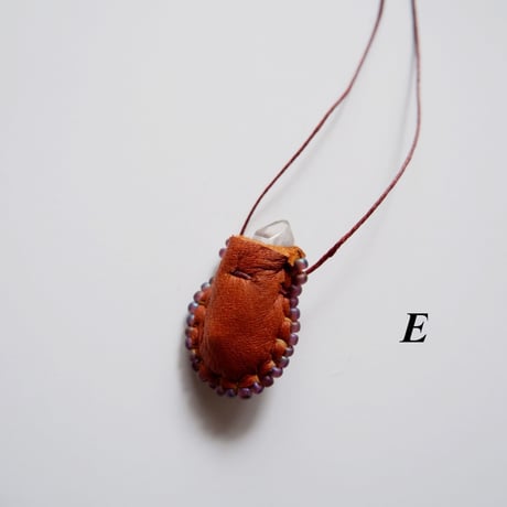 Omamori Necklace/Red beads