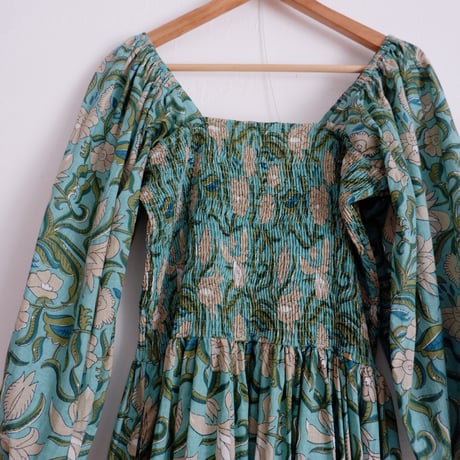 SISTER MARKET ONEPIECE/green floral