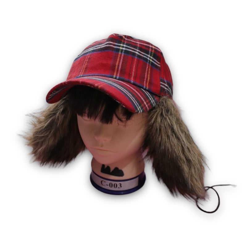 used ファー耳当て付きチェック柄キャップ | サントニブンノイチ原宿店