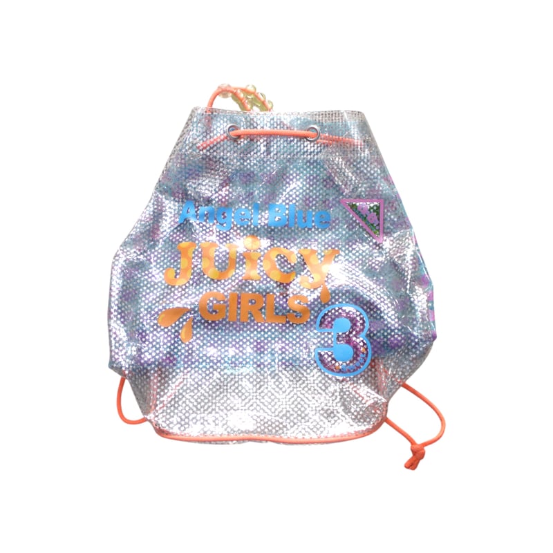 専用 ANGEL 透明バッグ ホワイト 紫 青 専用 ANGEL 透明バッグ