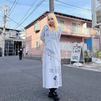 used Y2Kデザインスウェットワンピース