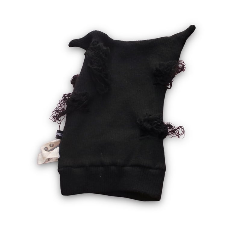 J*r様 CHANNEL H チャンネルエイチ h.naoto 猫耳帽子 レア h.naoto ボロバンテージデザイン猫耳ニット帽 | サントニブンノイチ原宿店