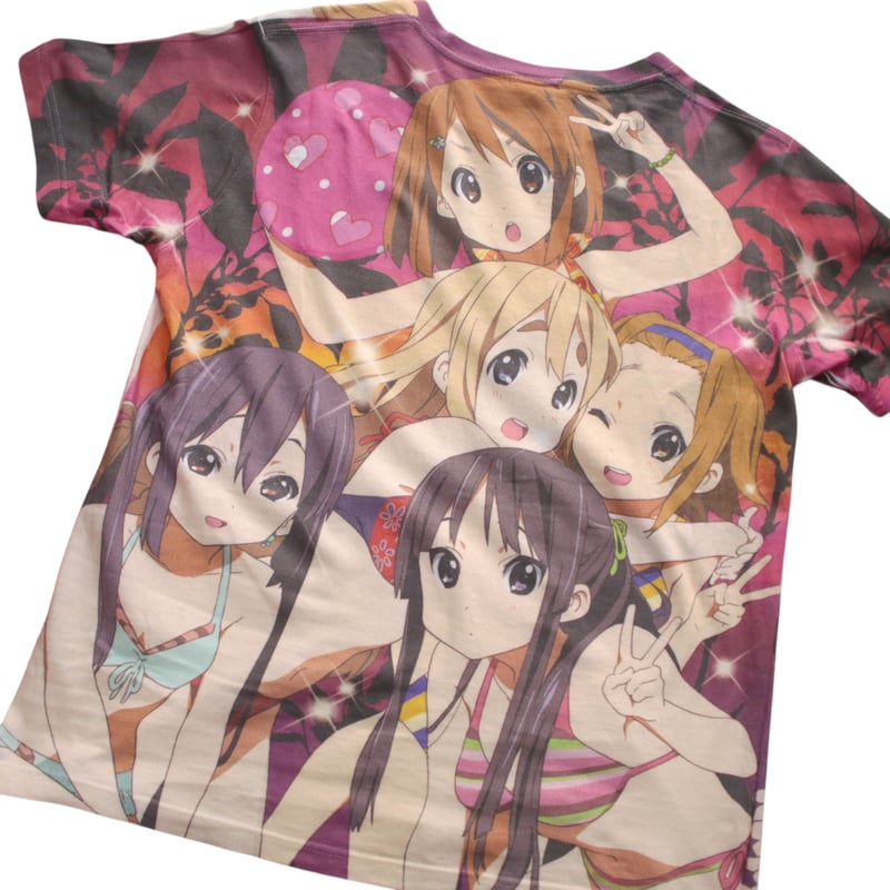 けいおん!! キャラクター集合プリントTシャツ | サントニブン