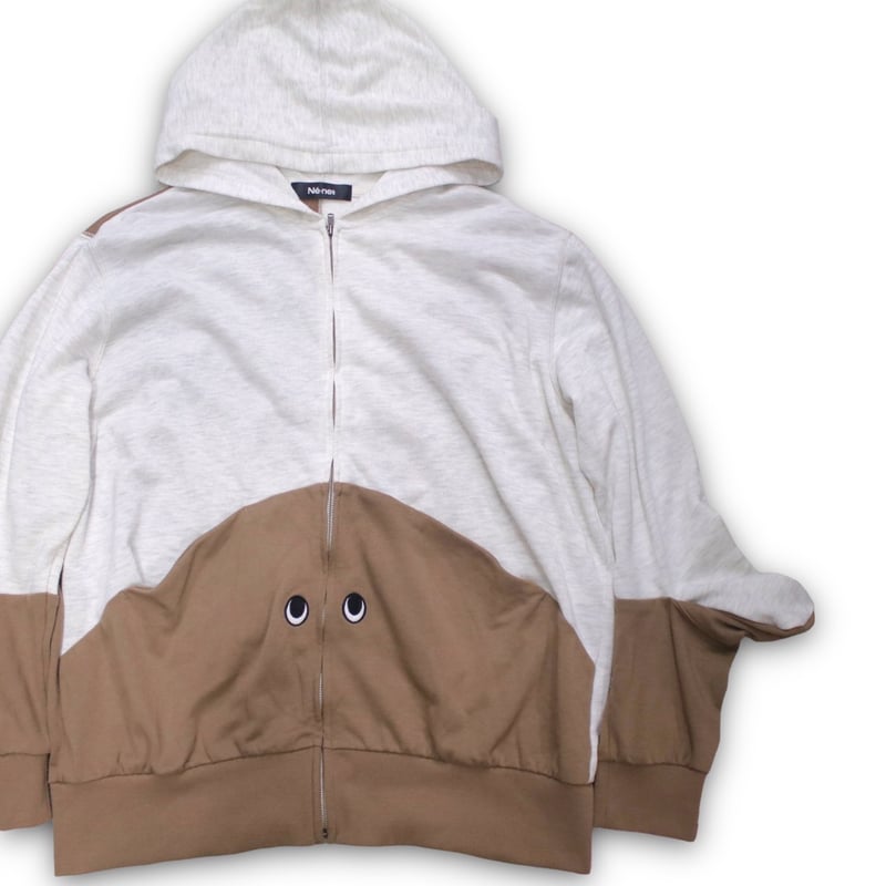 【美品】入手困難 Né-net ネネット がいこつ クマ パーカー ボアパーカー 美品】入手困難 Né-net ネネット がいこつ クマ パーカー ボア