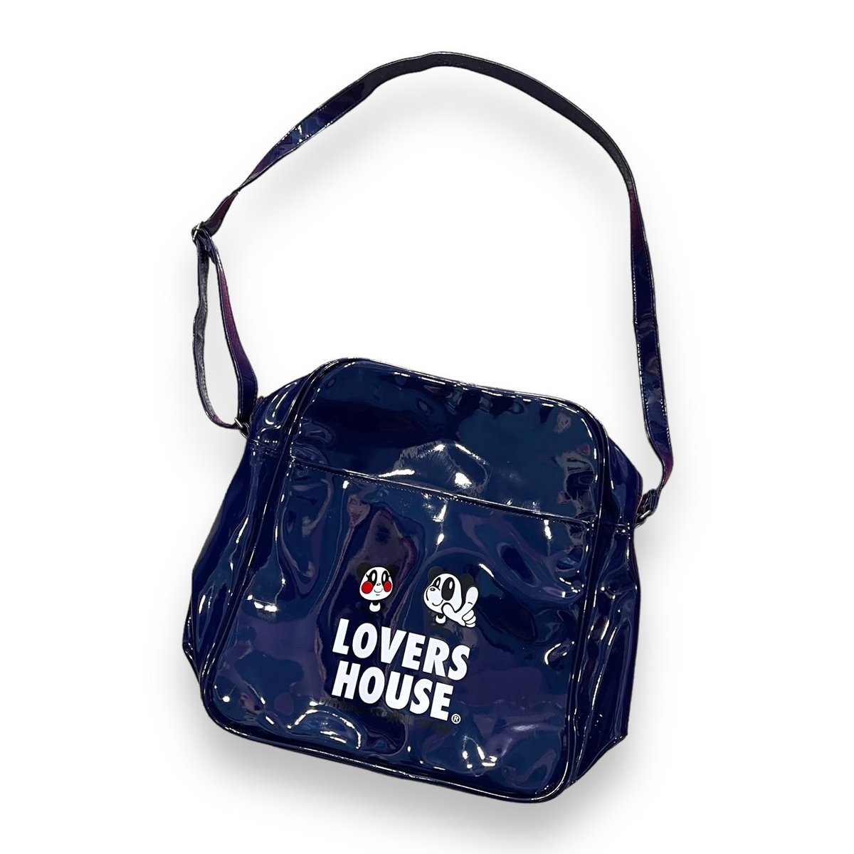 SCHADENFREUDE International エナメルショルダーバッグ LOVERS HOUSE エナメルショルダーバッグ | サントニブンノイチ原宿店