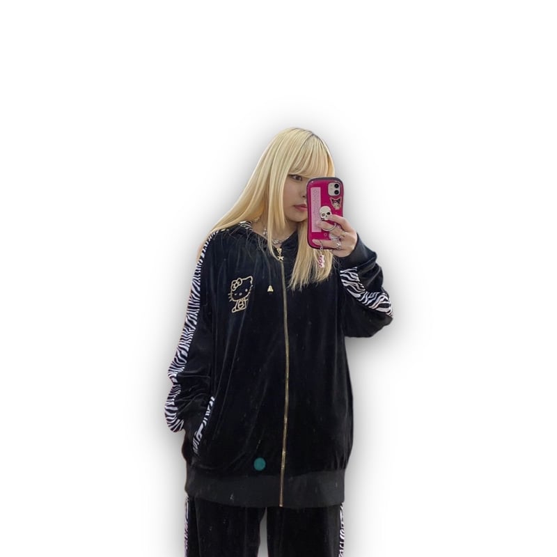 HELLO KITTY ベロアジャージセットアップ | サントニブンノイチ