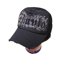 Y2K ドクロデザインダメージキャップ | サントニブンノイチ原宿店