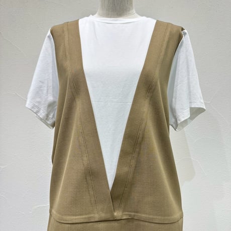 【CYAN tokyo】レイヤーライクコンビTOPS［601475］