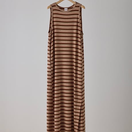 【YENN】STRIPE JERSEY DRESS [Y262-51049]