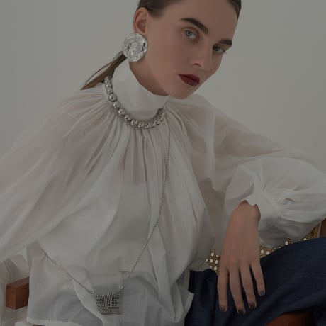【Sea'ds Mara】Metallic ball necklace [25A4-60]