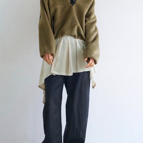 【YENN】IRREGULAR HEM TUNIC [Y263-82087]
