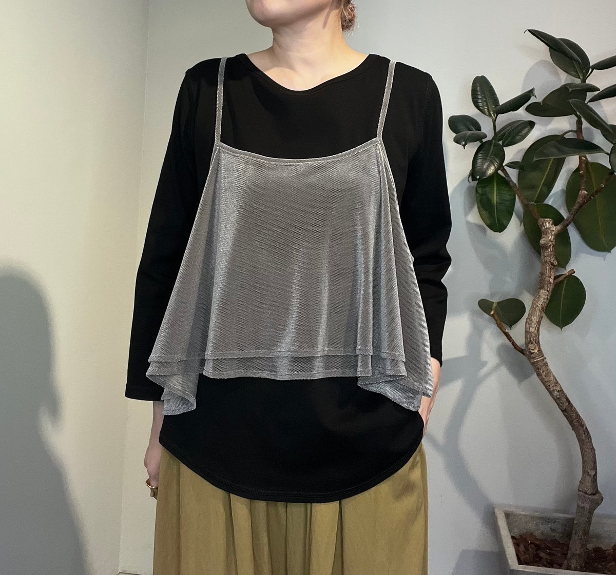 本日価格⭐︎ Anna Kerry  アンナケリー　メッシュベロアキャミソール アンナケリー│メッシュベロアキャミソール 27242906 | TO