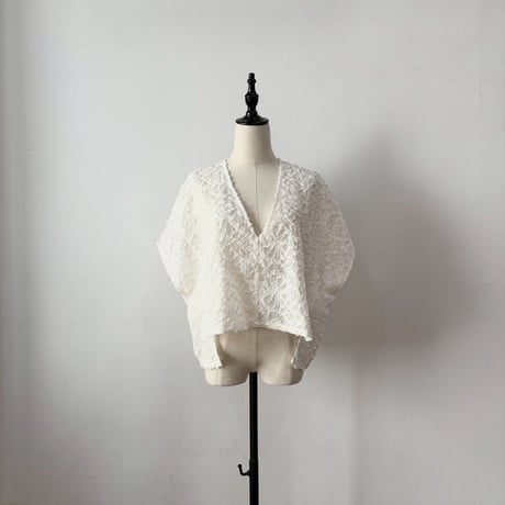 送料無料❣️【siro de labonte】cut Jacquard short vest《R613316》