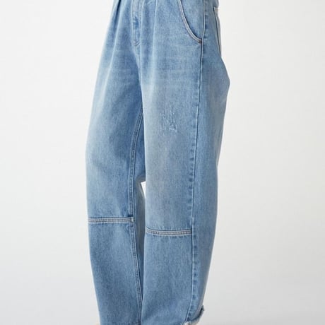 【YENN】HIGH RISE TUCK WIDE PT