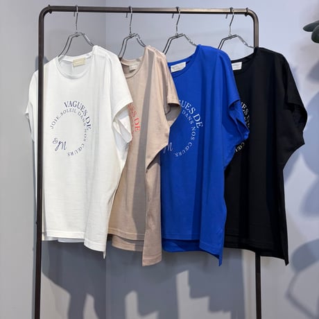 【Mylanka】フレンチスリーブロゴTシャツ［M81205］