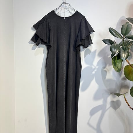 【RILATO】4wayネックレス付き加工フリルワンピース［R26261］