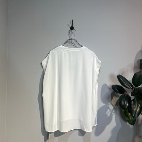 【Cavabien select】ロゴ刺繍フレンチスリーブTOPS［17615］