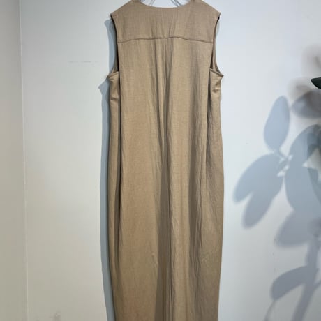 【malla】Vネックコクーンワンピース［mo61UO233］