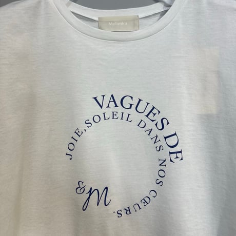 【Mylanka】サークルロゴフレンチTee［M81205］