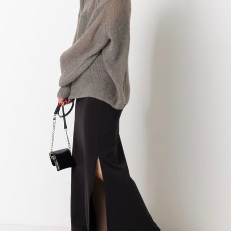 【YENN】W JERSEY MAXI SK［Y263-21082-2］