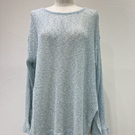 【CYAN tokyo】ネップメッシュニットTOPS［601461］