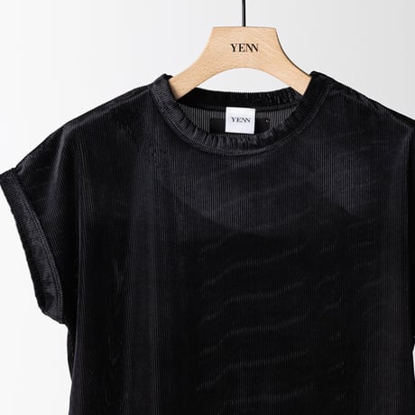 【YENN】VELVET SHORT SLV TEE [Y263-82088]