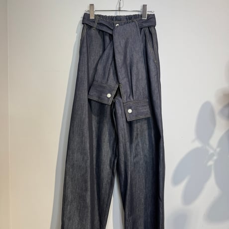 【PRIORITY】袖デザインベルト付パンツ《P61060 AI》