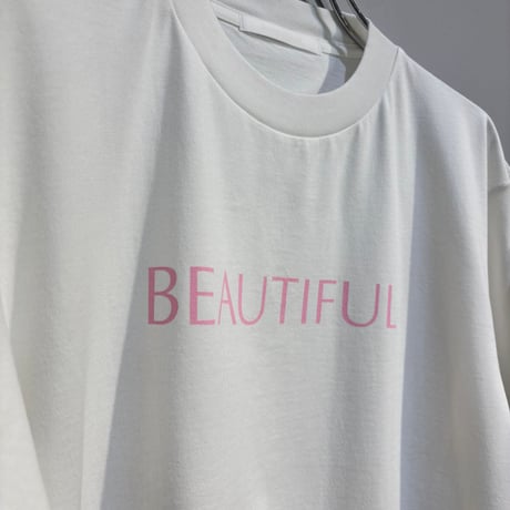 【MARMARMAR】プリントTシャツ(BEAUTIFUL)［ 1-810080A］