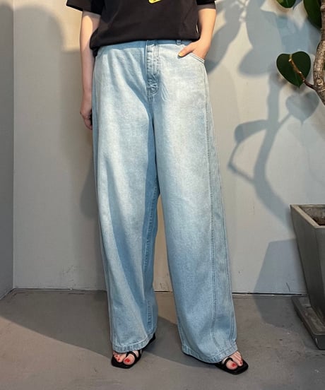 ガニー 22AW MAGNY 204007804 総柄プリントデニムパンツ レディース 26  