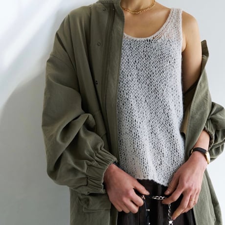 【YENN】MOHAIR HAND VEST [Y263-91100]