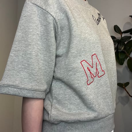 【Mylanka】モチーフ刺繍スウェットトップス［M81106］