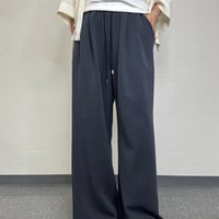 【PASSIONE】ダンボールニットワイドパンツ　［636604］