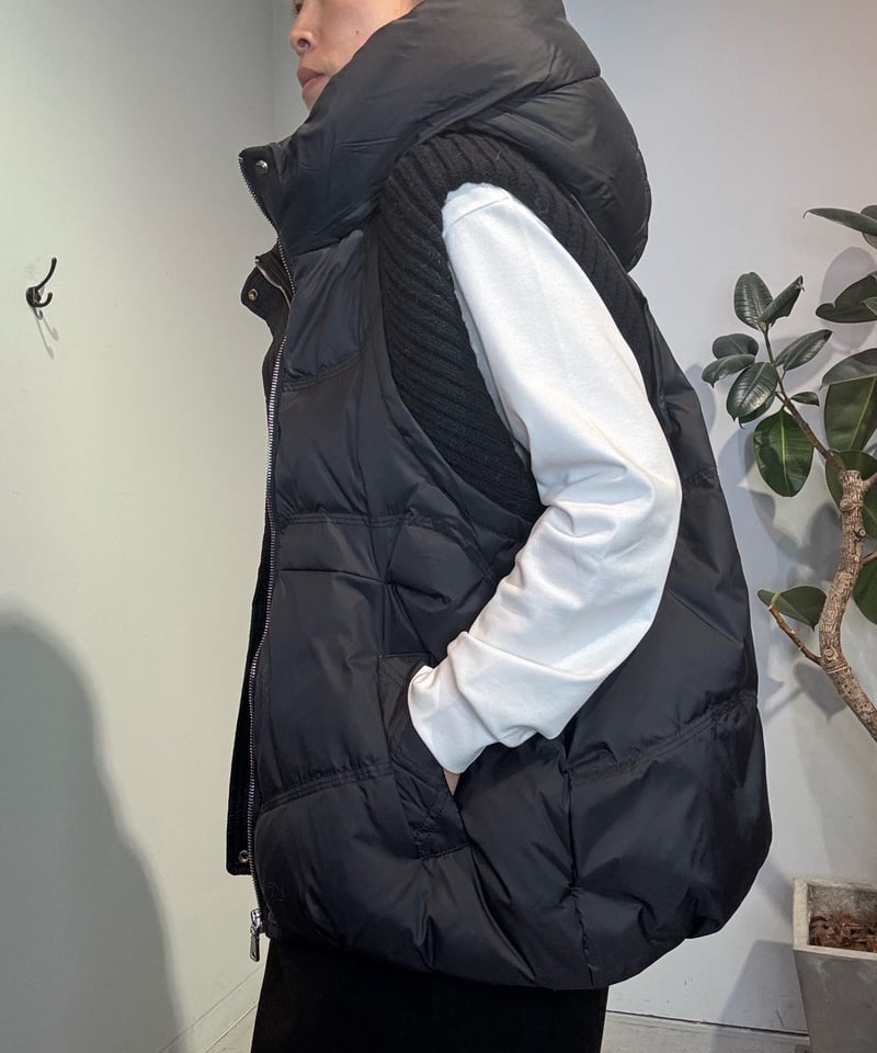 DIANTE ニットドッキングダウン ニットドッキングブラックダウンベスト - LASUD - LASUD｜YAMADAYA STORE