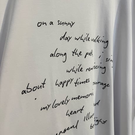 【AnnaKerry】手書きロゴルーズロンTEE  ［85261923］