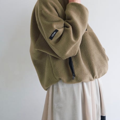 【YENN】SHAGGY HALF ZIP JK [Y254-41126-4]
