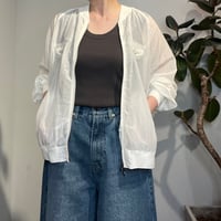 【CLOTH ACROSS】SHEER SOUVENIRS BLOUSON［CA26S08］