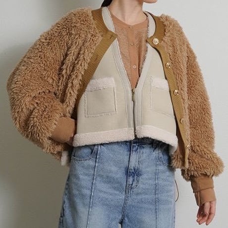 5nami 新品　CYAN TOKYO ウールシャギー ブルゾンジャケット CATEGORY CYAN tokyo 26 A/W collection①ご予約ページ |