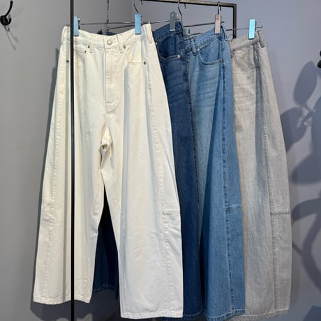 【QTUME】バレルレッグパンツ　［612-26002］