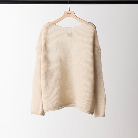 【YENN】SHEER MOHAIR KNIT PO [Y263-91101]