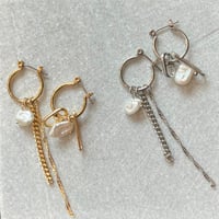 【Cavabien select】アシンメトリーピアス［B09203］