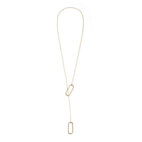 【Sea'ds Mara】Plain rectangular necklace[R24A1-07]