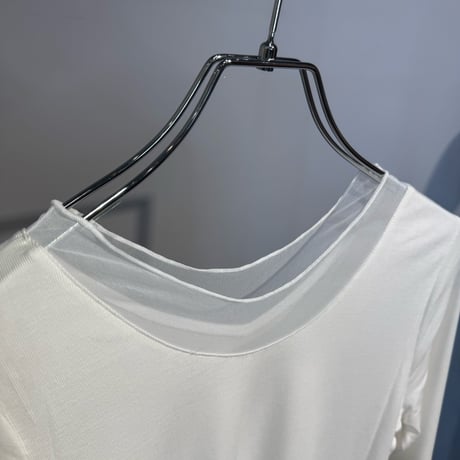 ❤️送料無料❤️【CYNICAL】チュールドッキングロンTee［610-95507］