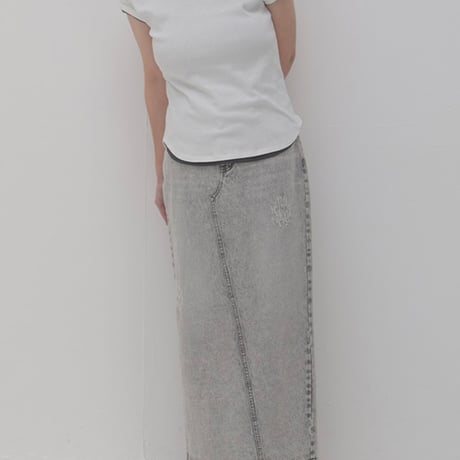 【YENN】SHORT SLEEVE RIB TEE［Y261-81025-3］