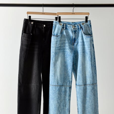 【YENN】TUCK BELT DENIM PT [Y262-31064]