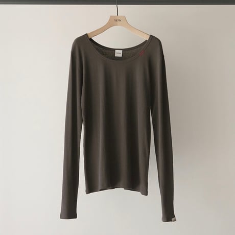 【YENN】U-NECK LONG TEE [Y263-82089]