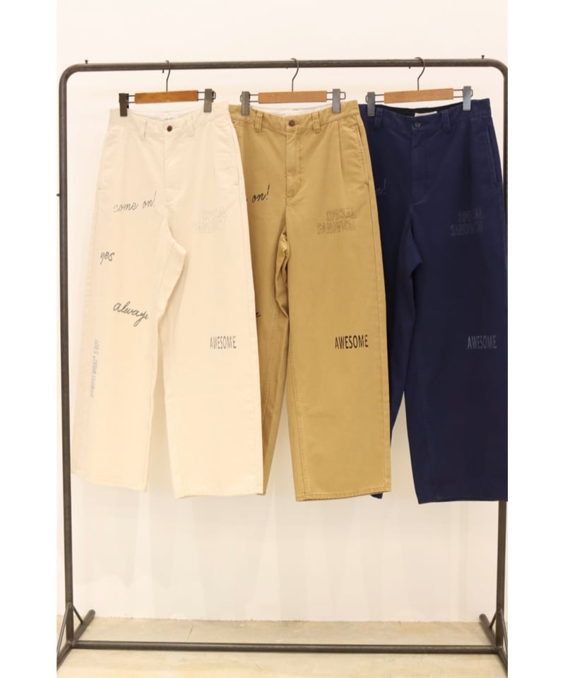 LeMelange】らくがきプリントチノパン［8553507］ | cavabien